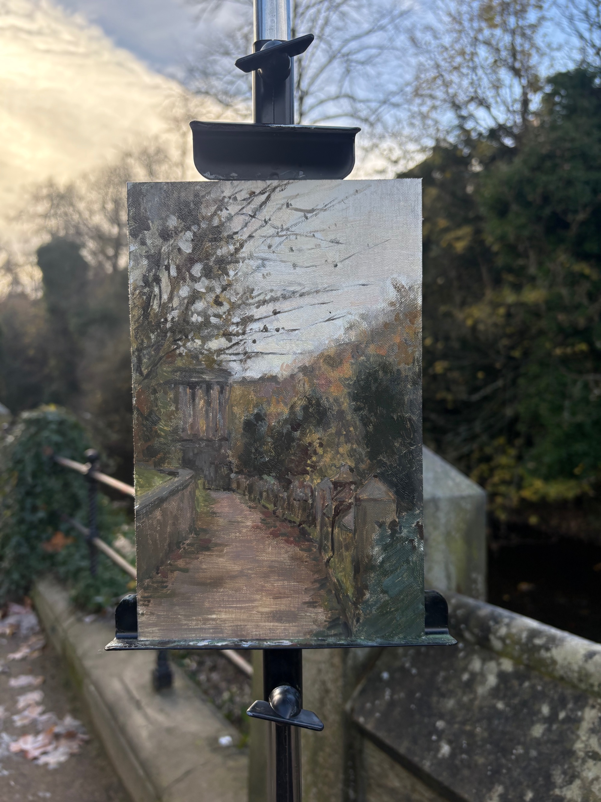 Stockbridge,
Oil on linen panel